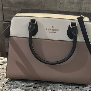 Kate Spade Black and Tan Satchel